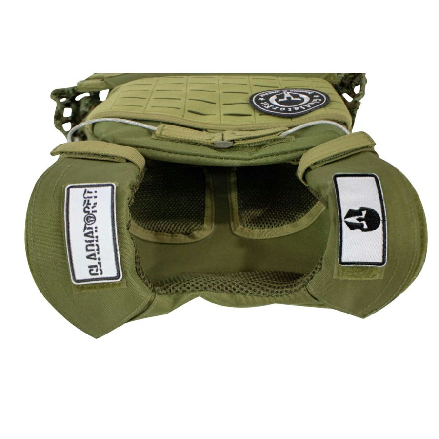 Wholesale Gladiator Weighted Tactical Vest With "Weighted Vest" Plates