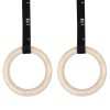 Clearance Gladiator Gymnastics Rings Wooden Crosstraining O 32Mm + Adjustable Straps