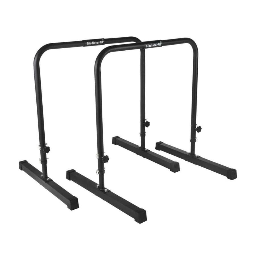 Wholesale Gladiator Parallel Bars / Dips Station 3 Heights In Reinforced Steel